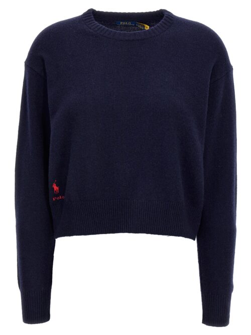 Logo embroidery sweater POLO RALPH LAUREN Blue