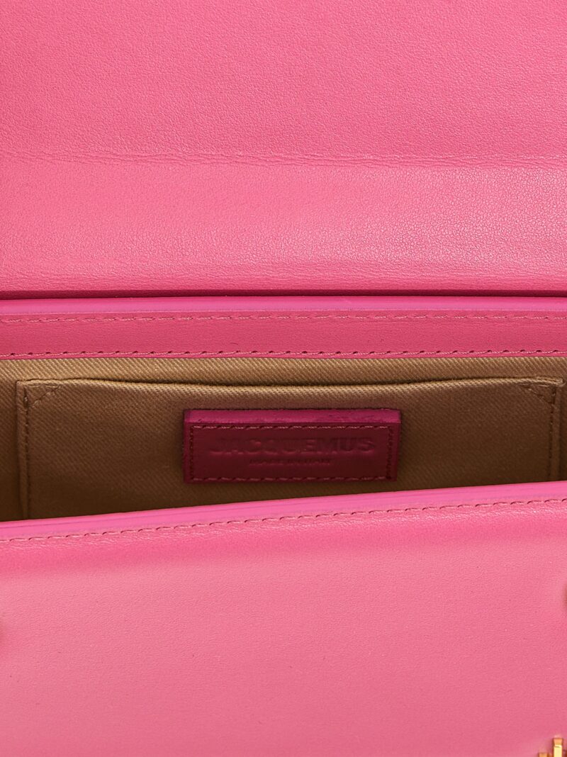 'Le Chiquito Long' handbag 100% cow leather (Bos Taurus) JACQUEMUS Fuchsia