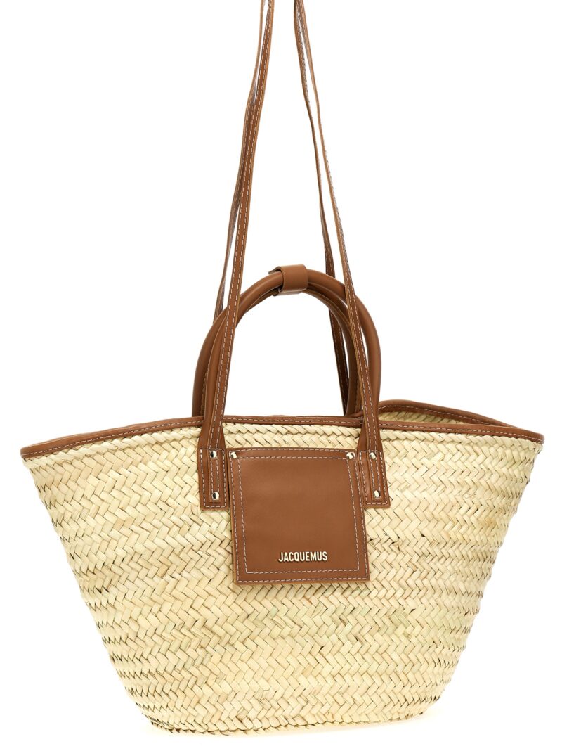 'Le panier Soli' shopping bag Woman JACQUEMUS Brown