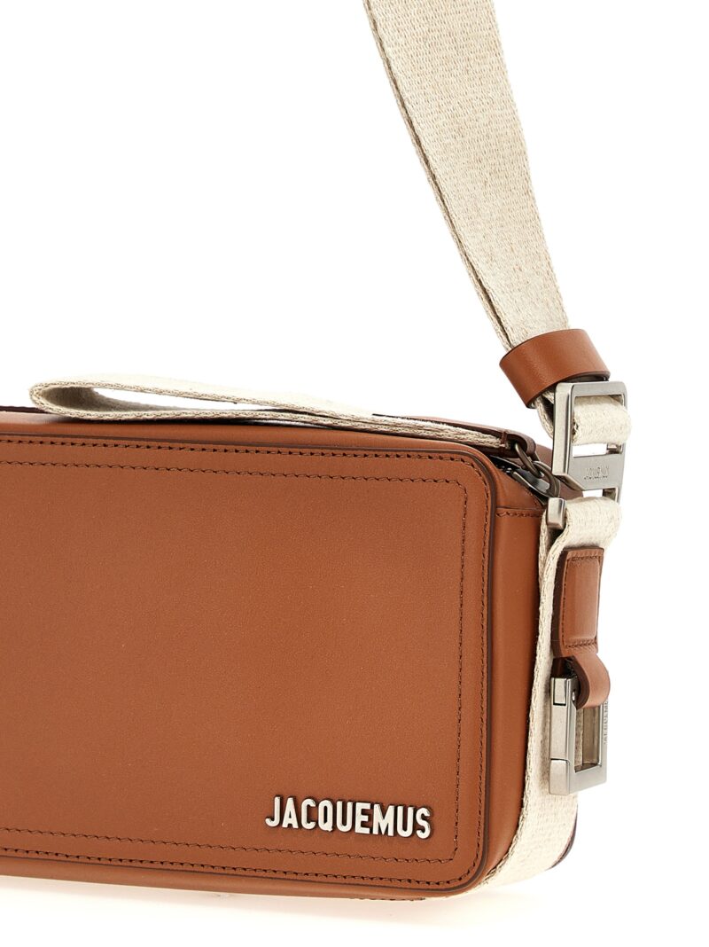 'Le Cuerda horizontal' crossbody bag Man JACQUEMUS Brown