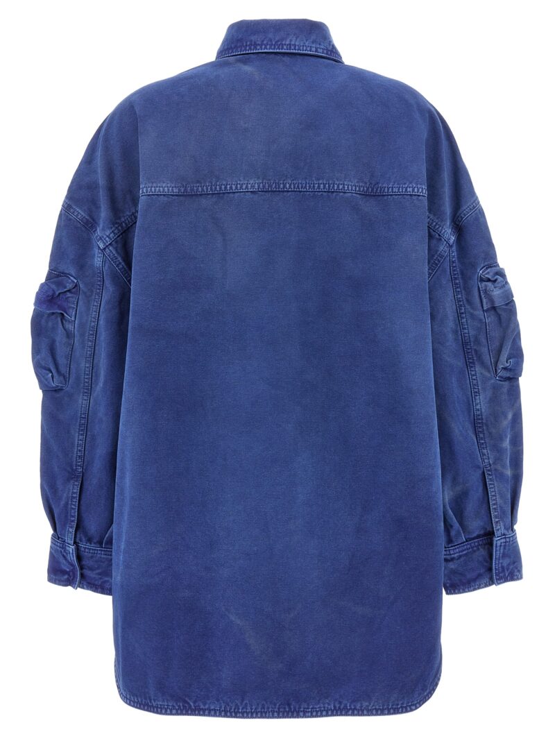 'Fern' coat 247WCB48D088015 THE ATTICO Blue