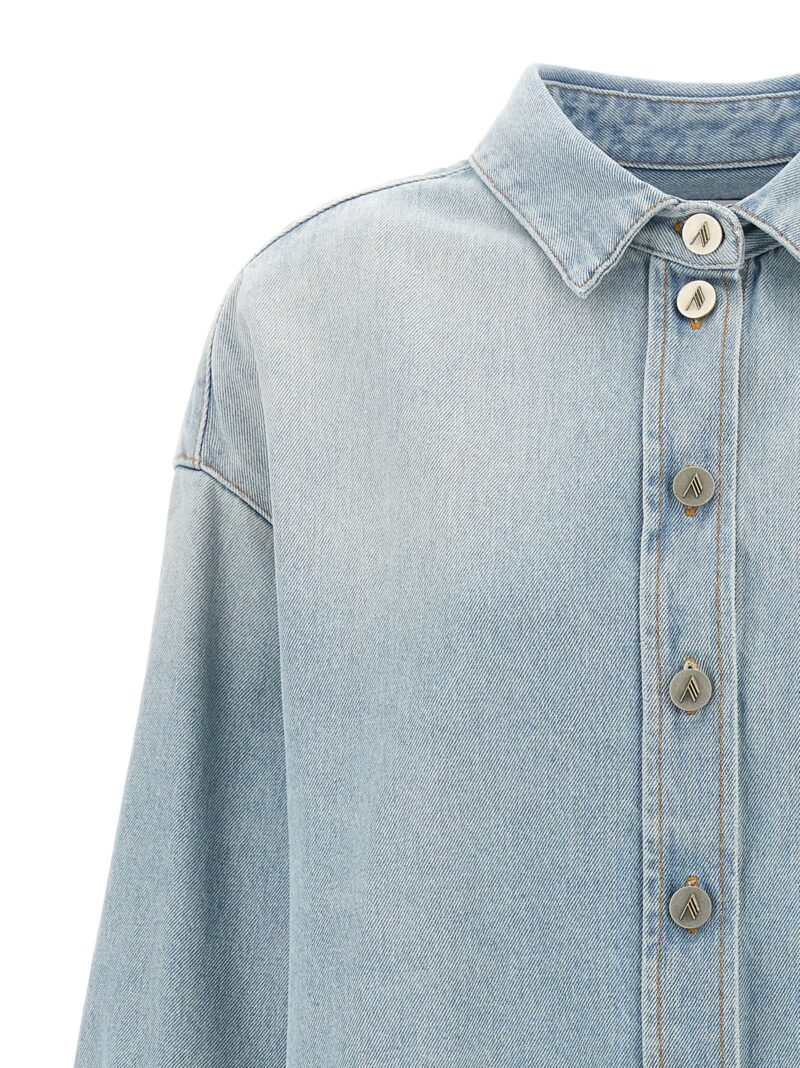 Denim coat Woman THE ATTICO Light Blue