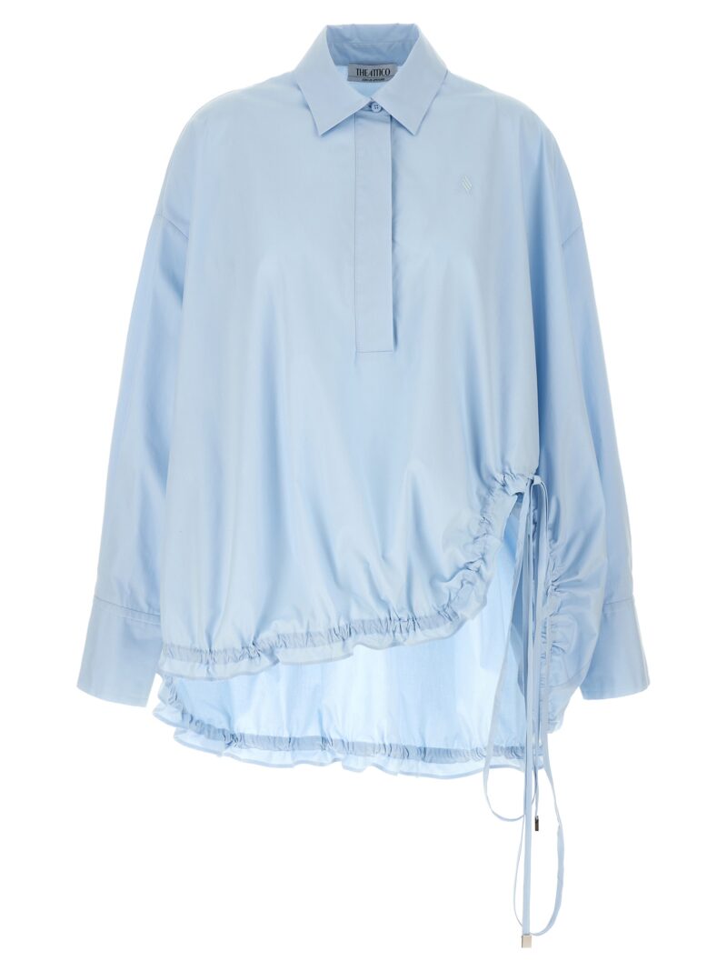 Logo embroidery shirt THE ATTICO Light Blue