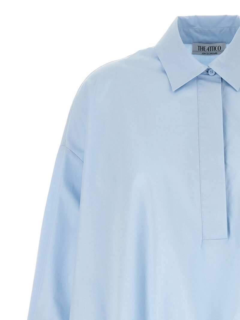 Logo embroidery shirt Woman THE ATTICO Light Blue