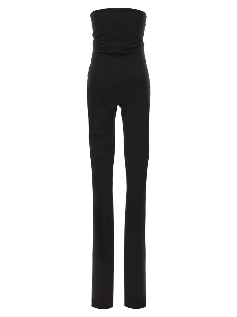 Maxi pull zip pants 247WCP185RY02100 THE ATTICO Black