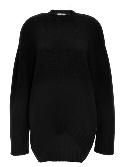 Oversized knit dress THE ATTICO Black