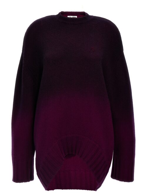 Oversized knit dress THE ATTICO Purple