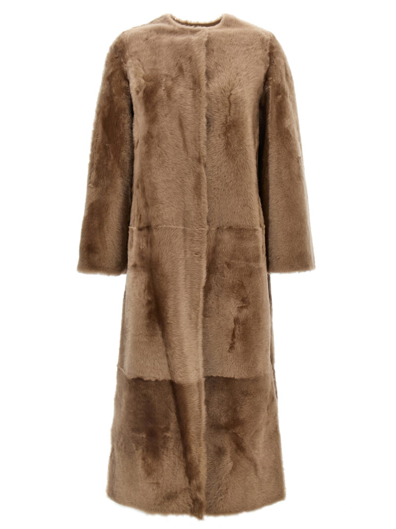 'Manteau' fur YVES SALOMON Beige