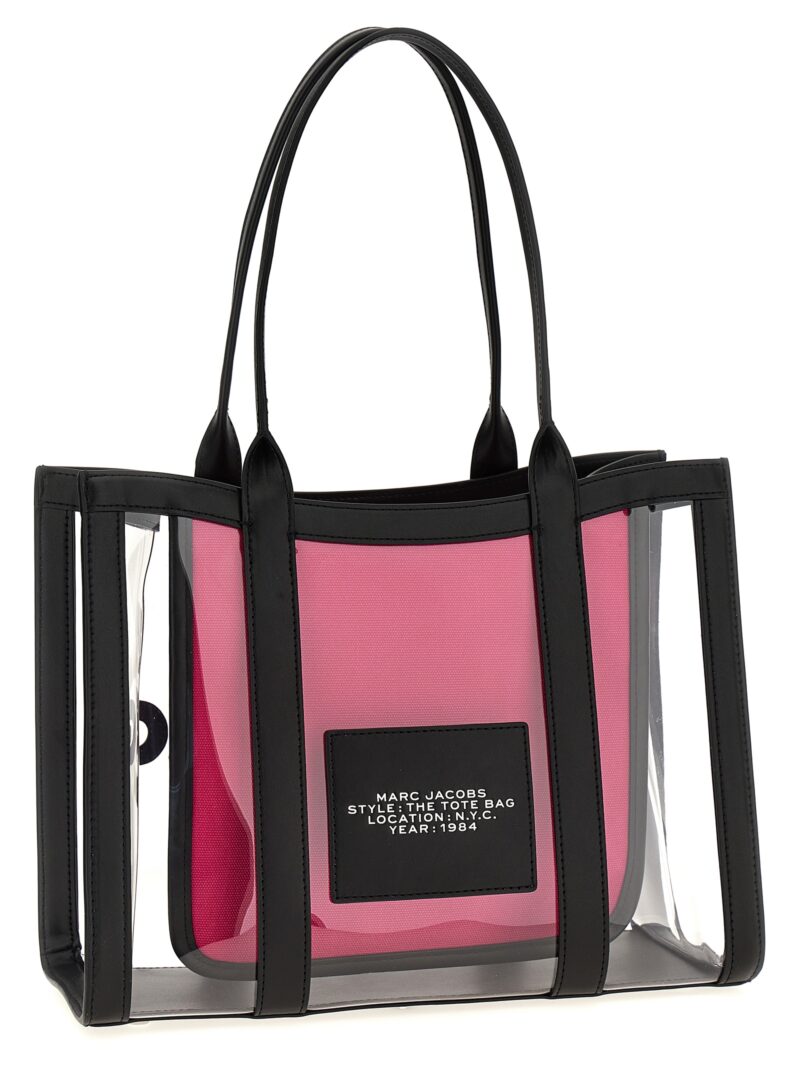 'The Clear Medium Tote Bag' shopping bag 2P4HTT046H03001 MARC JACOBS Black