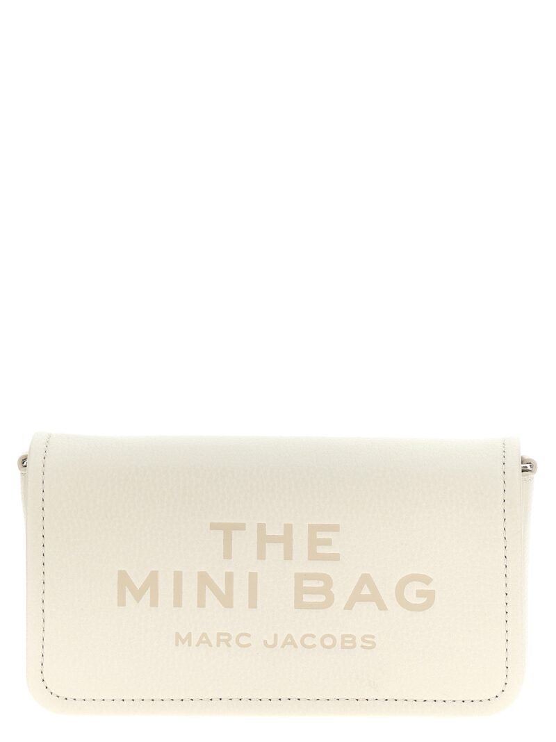 'The Leather Mini Bag' crossbody bag MARC JACOBS White