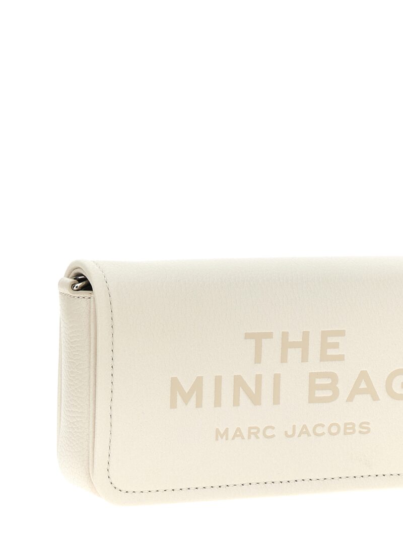 'The Leather Mini Bag' crossbody bag Woman MARC JACOBS White