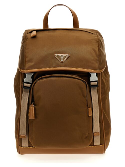 Re-Nylon backpack PRADA Brown