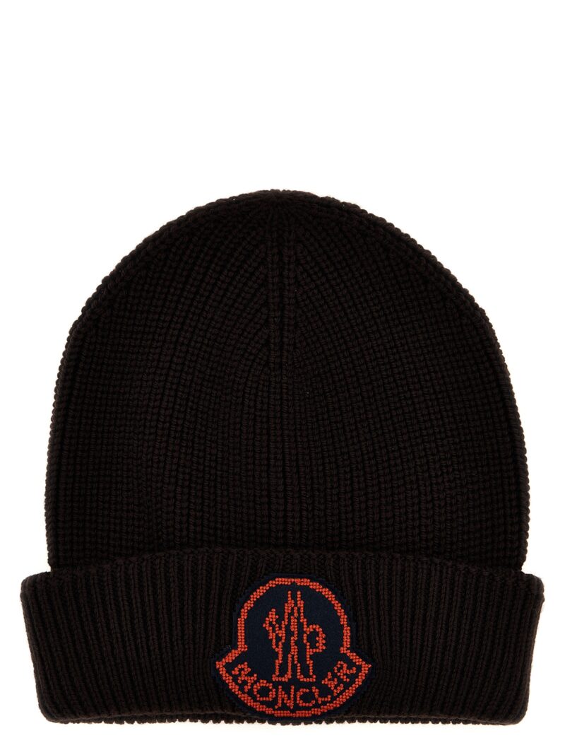 Logo patch beanie MONCLER Bordeaux