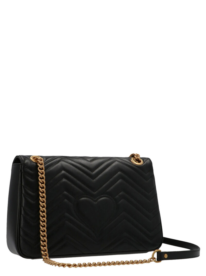 'GG Marmont 2.0' midi shoulder bag 443496DTDIT1000 GUCCI Black