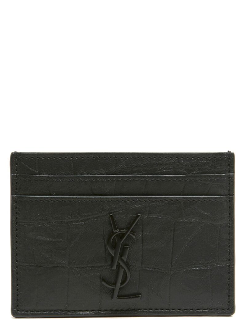 'Cassandre' card holder SAINT LAURENT Black