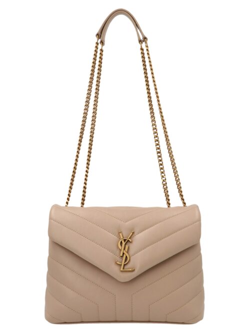 'Lou Lou' small shoulder bag SAINT LAURENT Beige