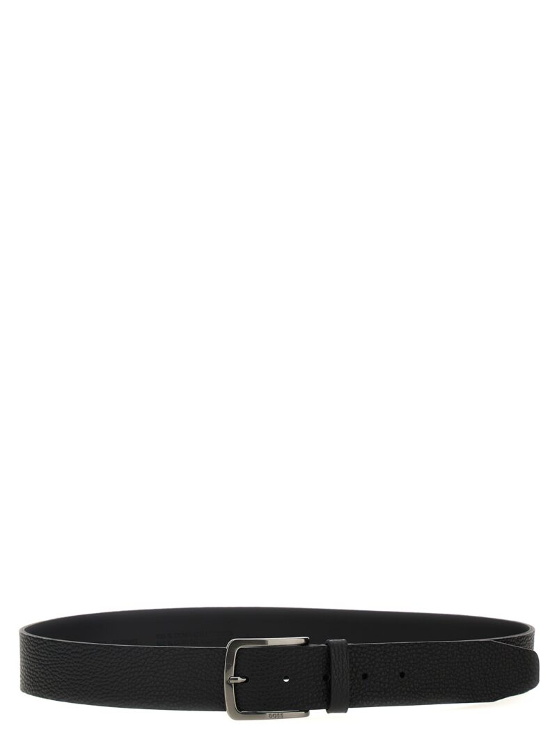 Leather belt HUGO BOSS Black