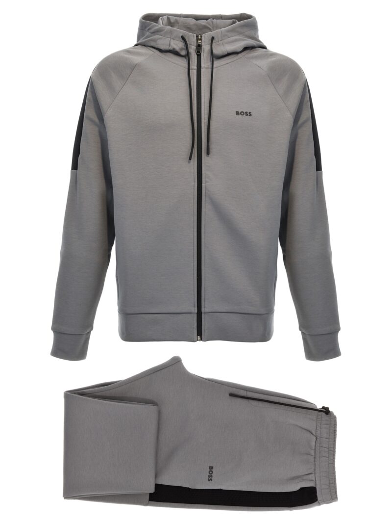 Logo print tracksuit HUGO BOSS Gray