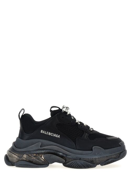 'Triple S Clear Sole' sneakers BALENCIAGA Black