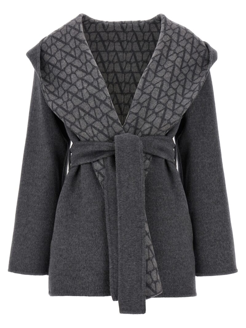 Valentino 'Toile Iconographe' reversible coat VALENTINO GARAVANI Gray