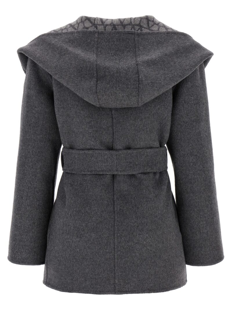 Valentino 'Toile Iconographe' reversible coat 5B3CA6P57YBZGF VALENTINO GARAVANI Gray