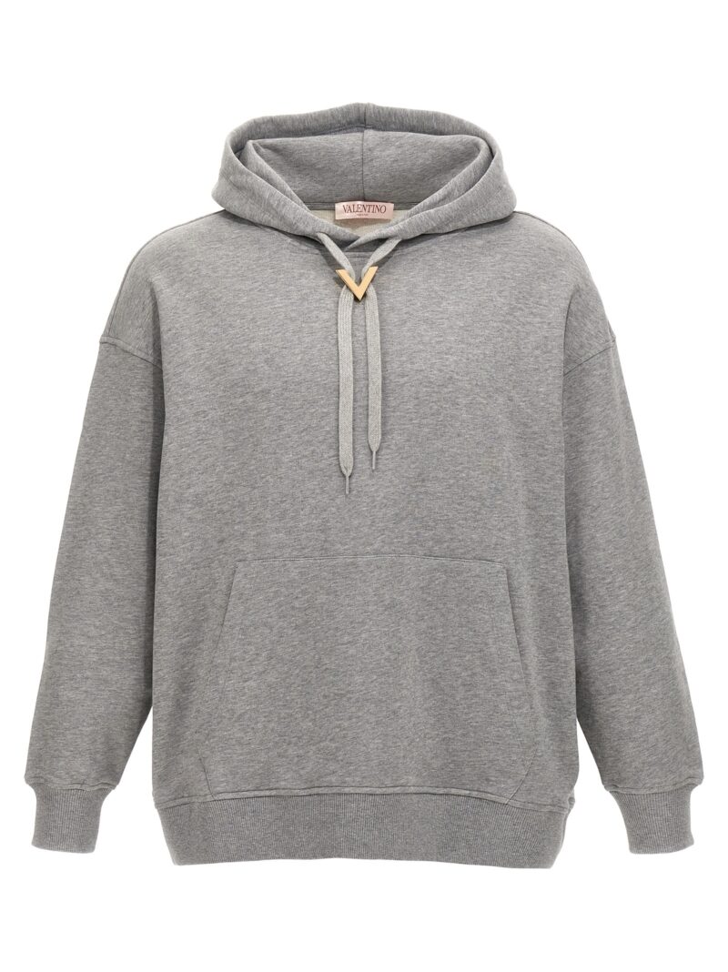 Valentino 'V Detail' hoodie VALENTINO GARAVANI Gray