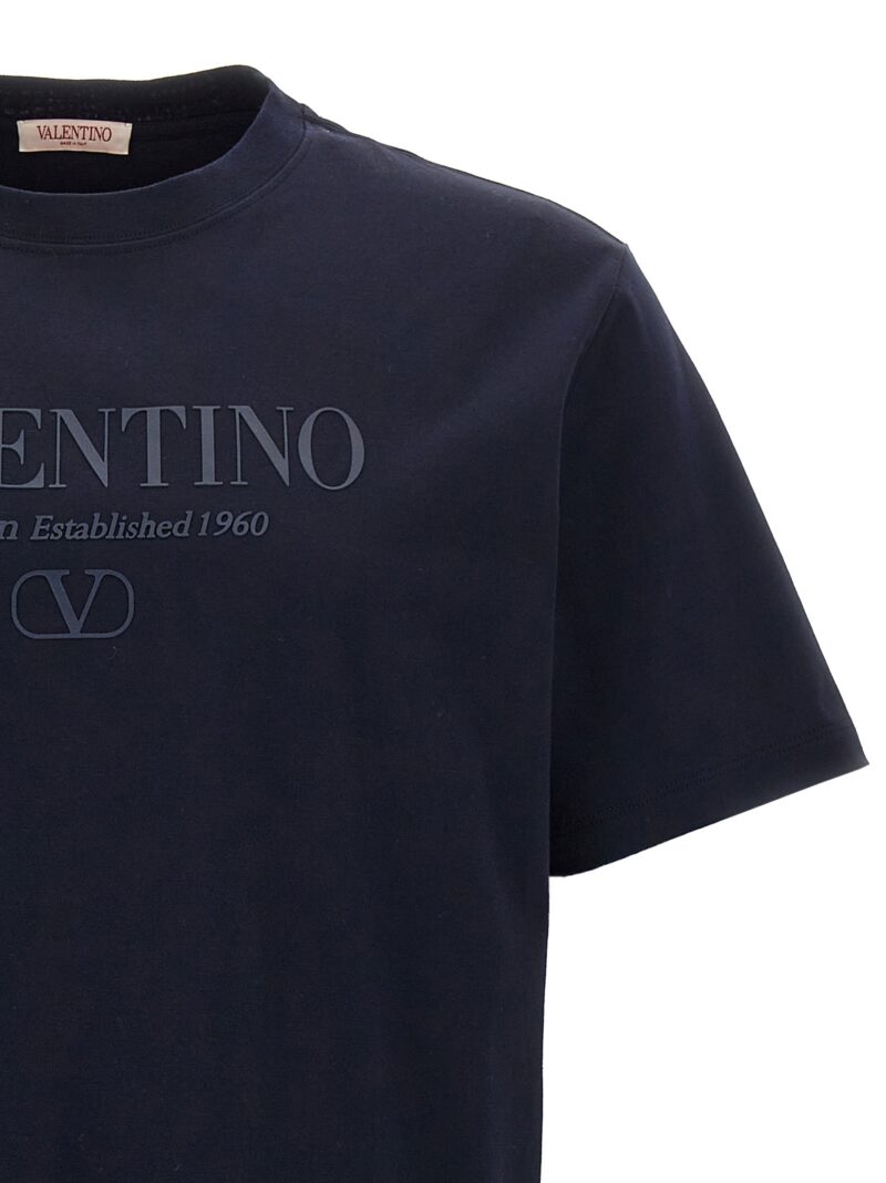 Valentino logo print T-shirt Man VALENTINO GARAVANI Blue