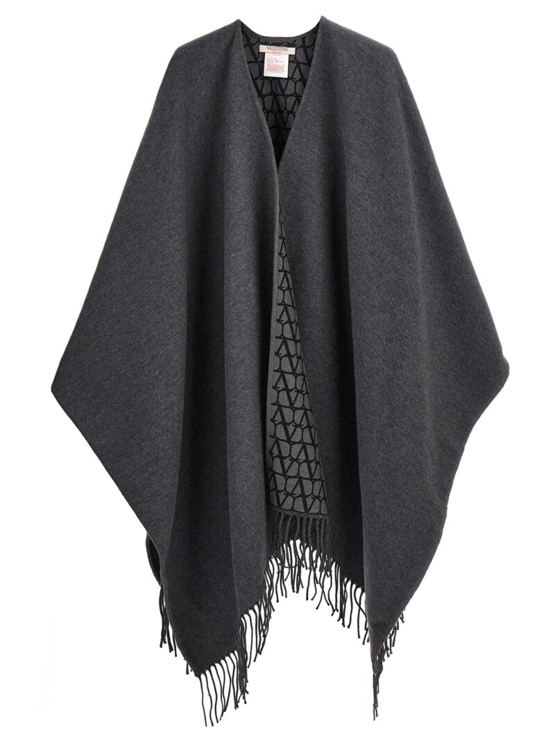 Valentino 'Toile Iconographe' reversible cape VALENTINO GARAVANI Gray