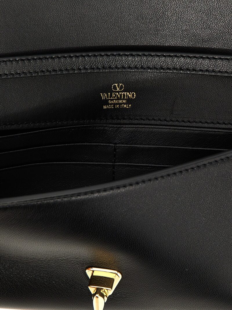 Wallet on chain Valentino Garavani 100% lamb leather (Ovis aries) VALENTINO GARAVANI Black