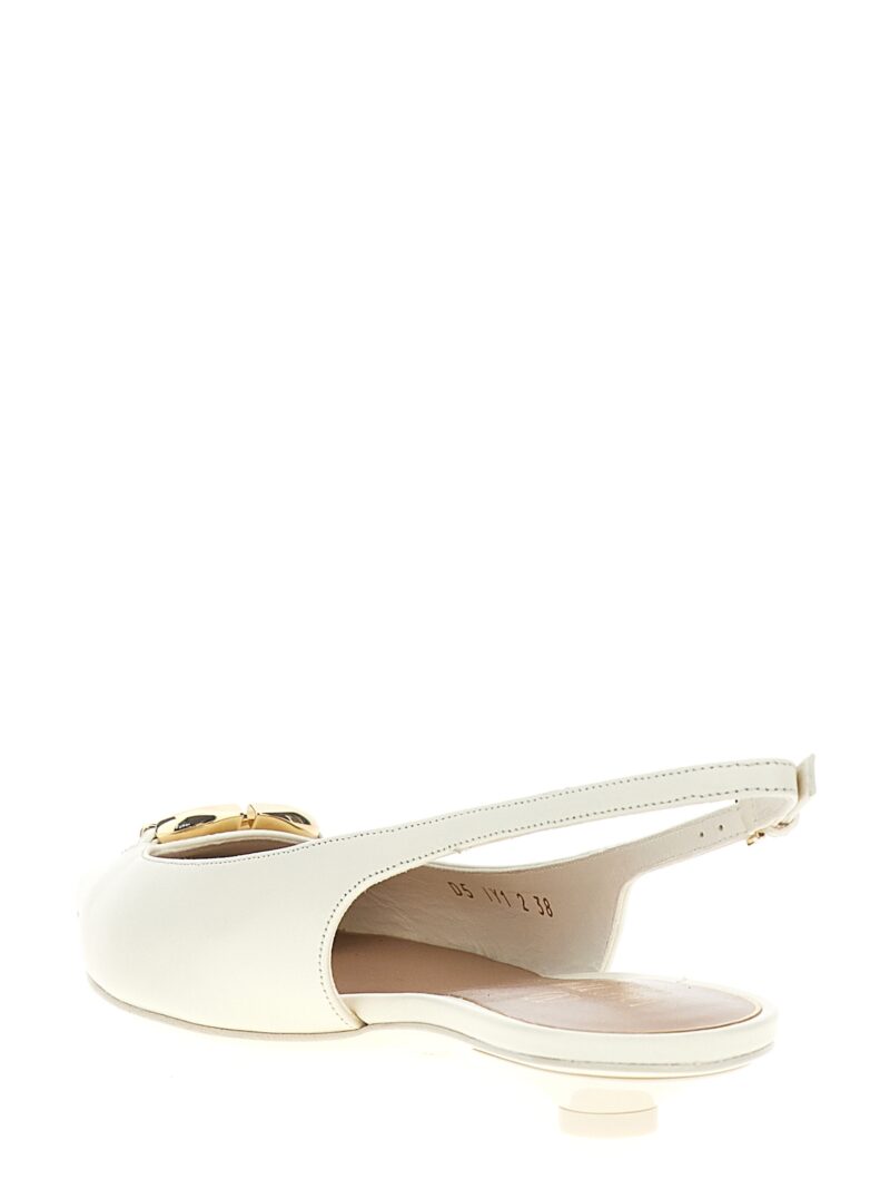 Valentino Garavani 'VLogo' slingback Woman VALENTINO GARAVANI White