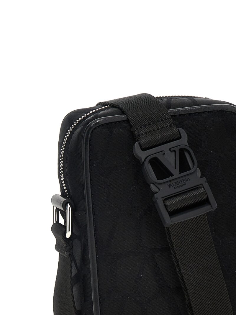 Valentino Garavani 'Toile Iconographe' Shoulder Bag Man VALENTINO GARAVANI Black