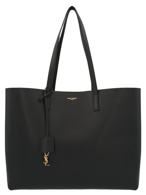 East/west' shopping bag SAINT LAURENT Black