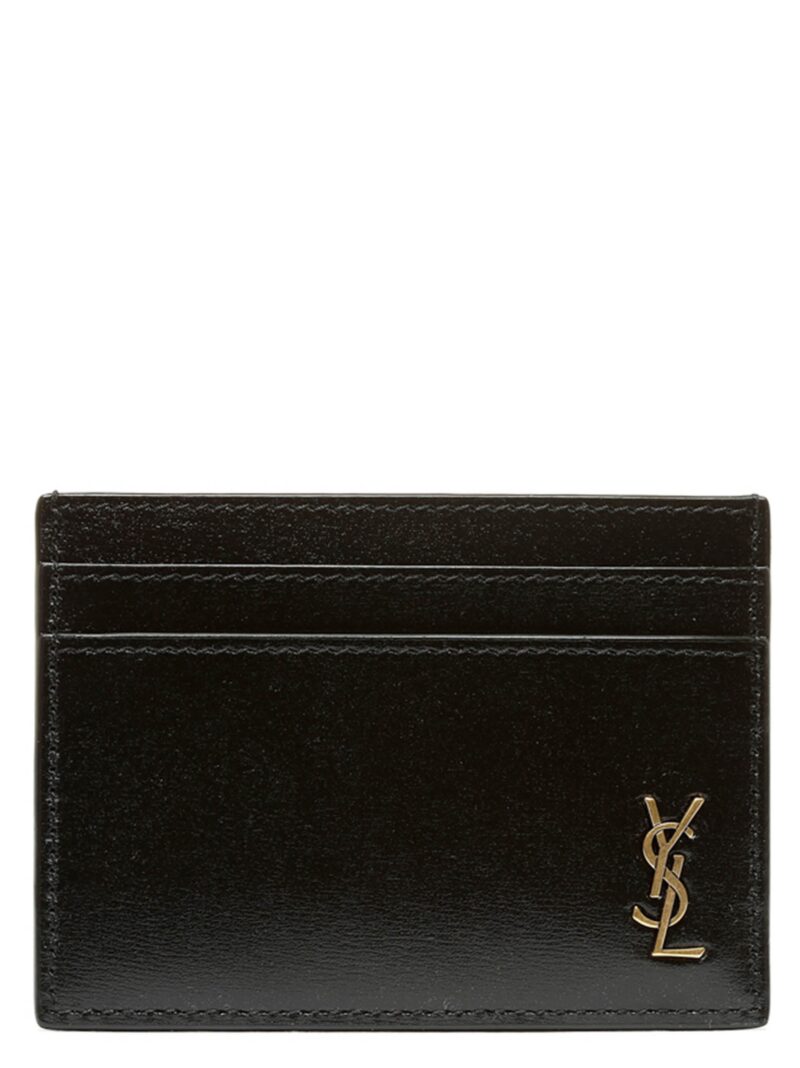 'Tiny Cassandre' card holder SAINT LAURENT Black