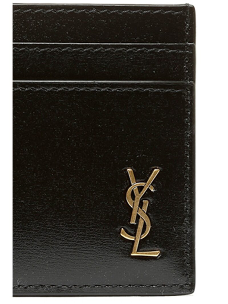 'Tiny Cassandre' card holder Man SAINT LAURENT Black