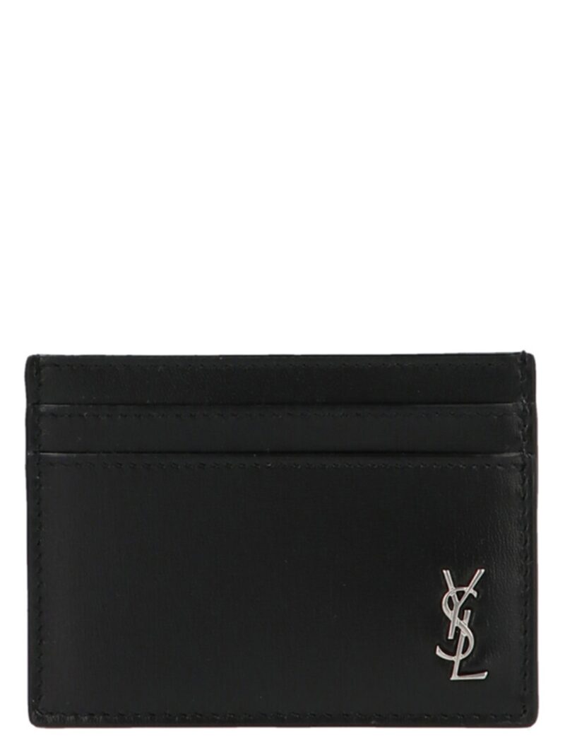 'Tiny Monogram' card holder SAINT LAURENT Black