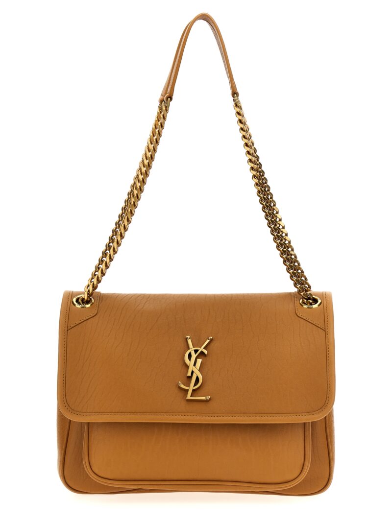 'Niki' midi shoulder bag SAINT LAURENT Beige