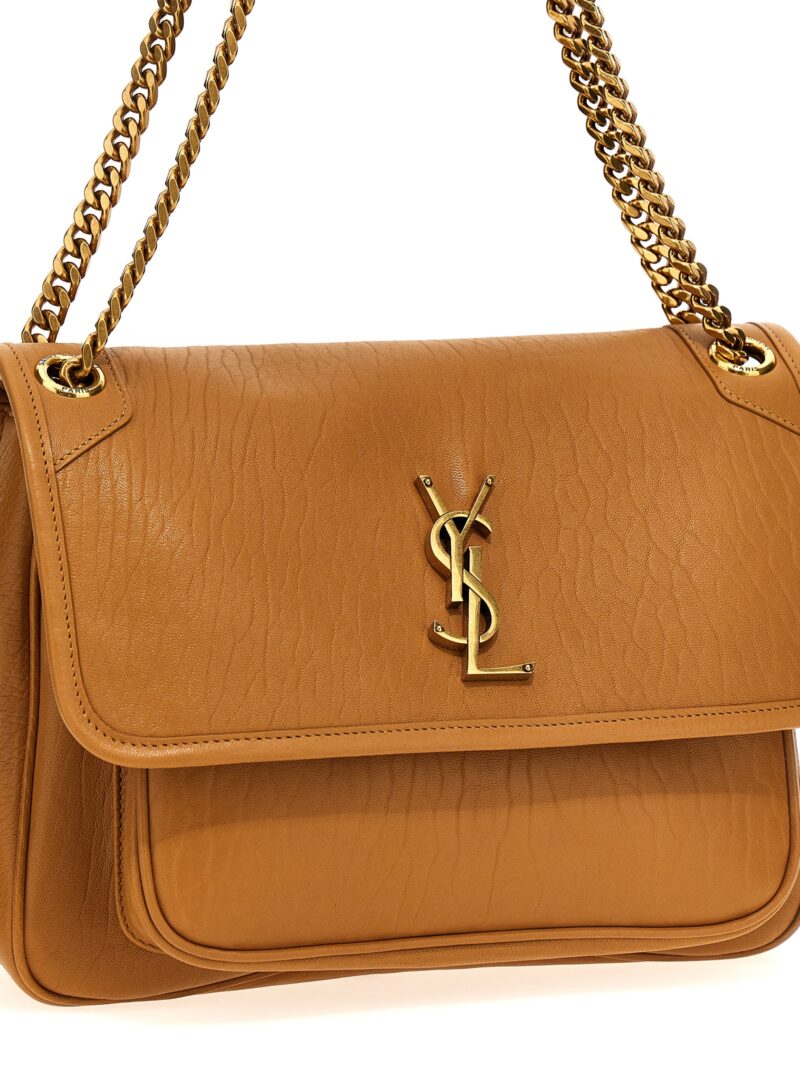 'Niki' midi shoulder bag Woman SAINT LAURENT Beige