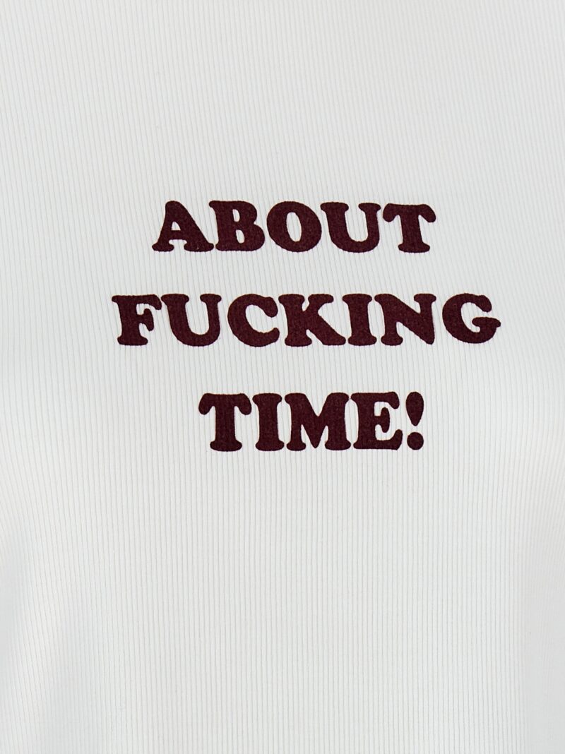 'About F* Time' T-shirt 97% cotton