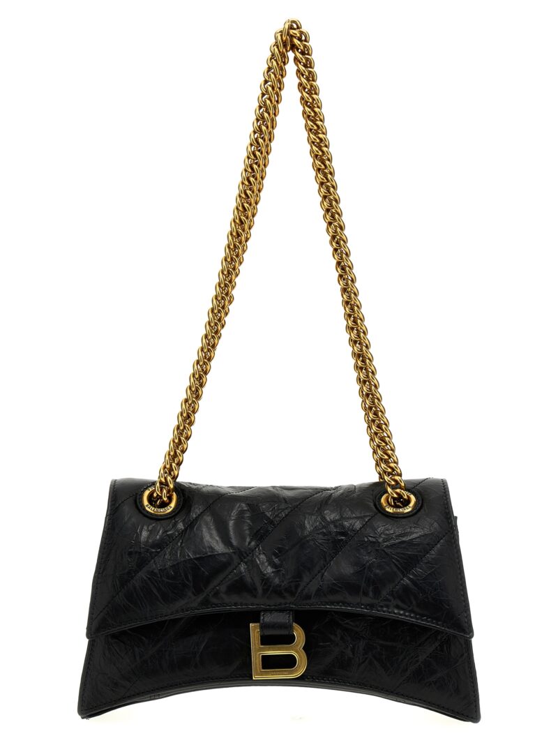 'Crush' small shoulder bag BALENCIAGA Black