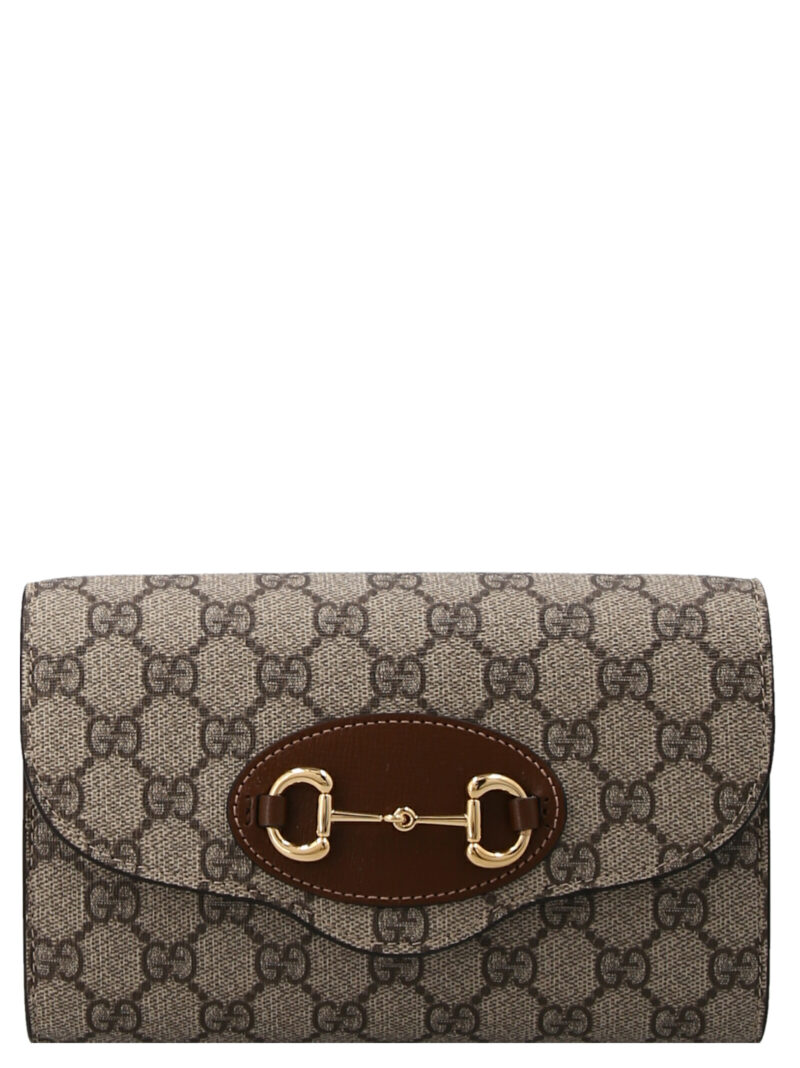 'Gucci Horsebit 1955' mini crossbody bag GUCCI Beige