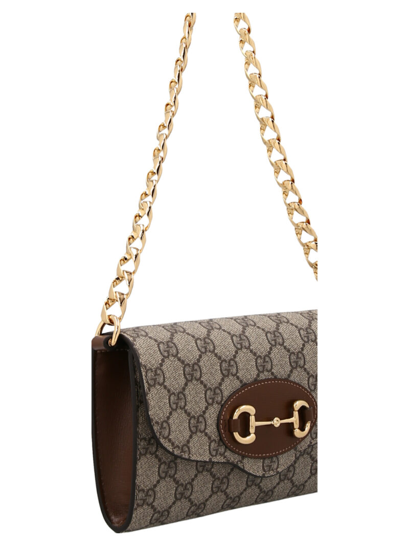 'Gucci Horsebit 1955' mini crossbody bag  GUCCI Beige