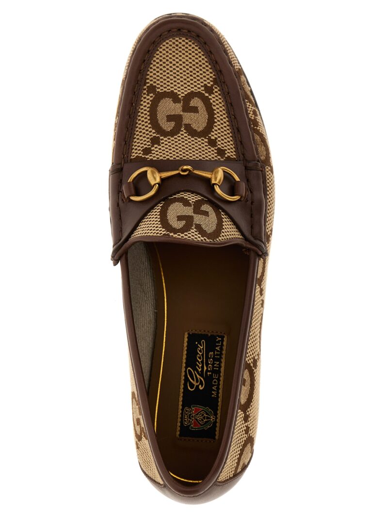 'maxi GG' loafers Woman GUCCI Brown