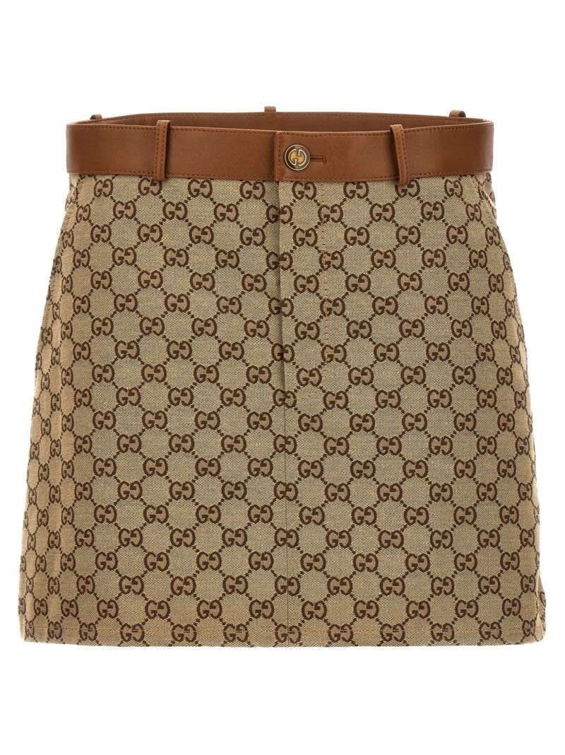 'GG' skirt GUCCI Beige