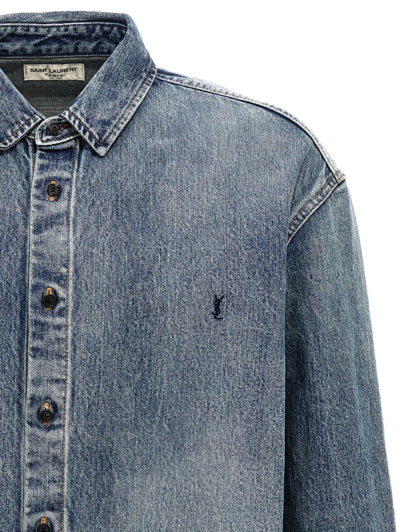 Denim shirt Man SAINT LAURENT Blue