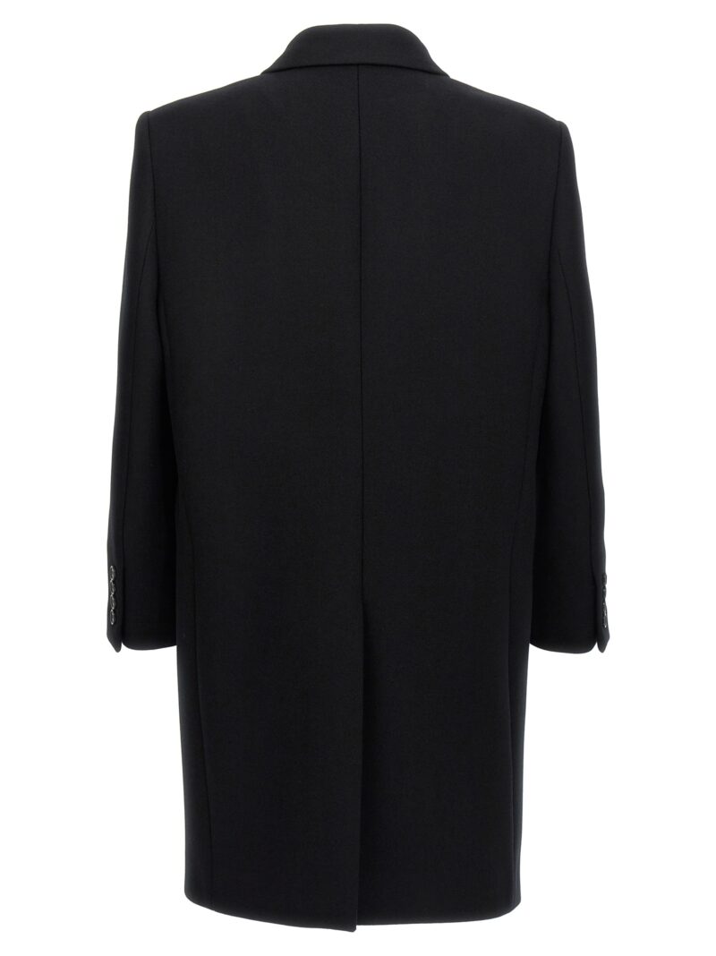 Double-breasted coat 758054Y177W1000 SAINT LAURENT Black