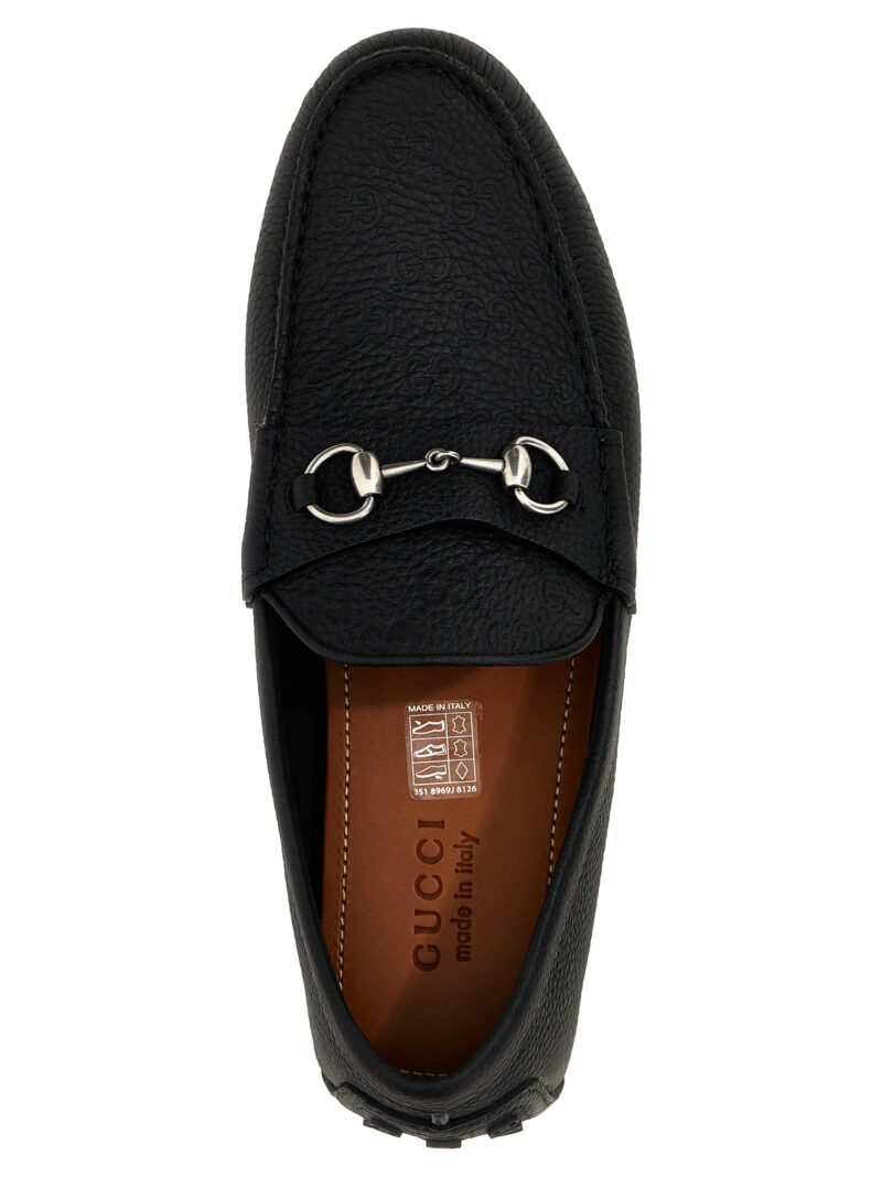 'Morsetto' loafers 100% calfskin leather (Bos Taurus) GUCCI Black