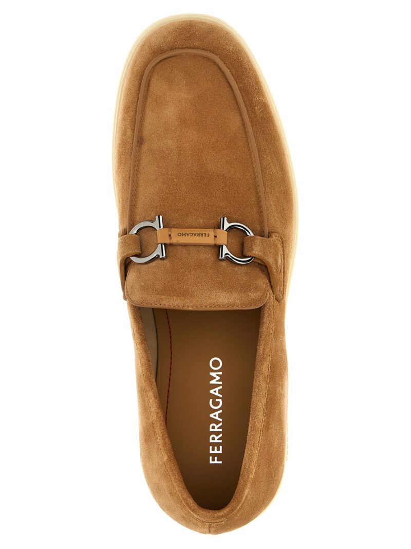 'Cosimo' loafers 100% calfskin leather (Bos Taurus) FERRAGAMO Beige