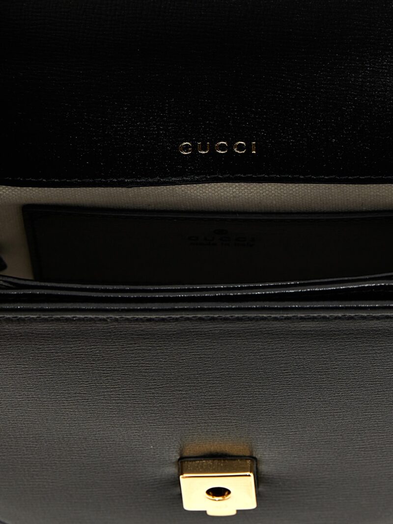 'Gucci Horsebit 1955 Mini' handbag 100% calfskin leather (Bos Taurus) GUCCI Black