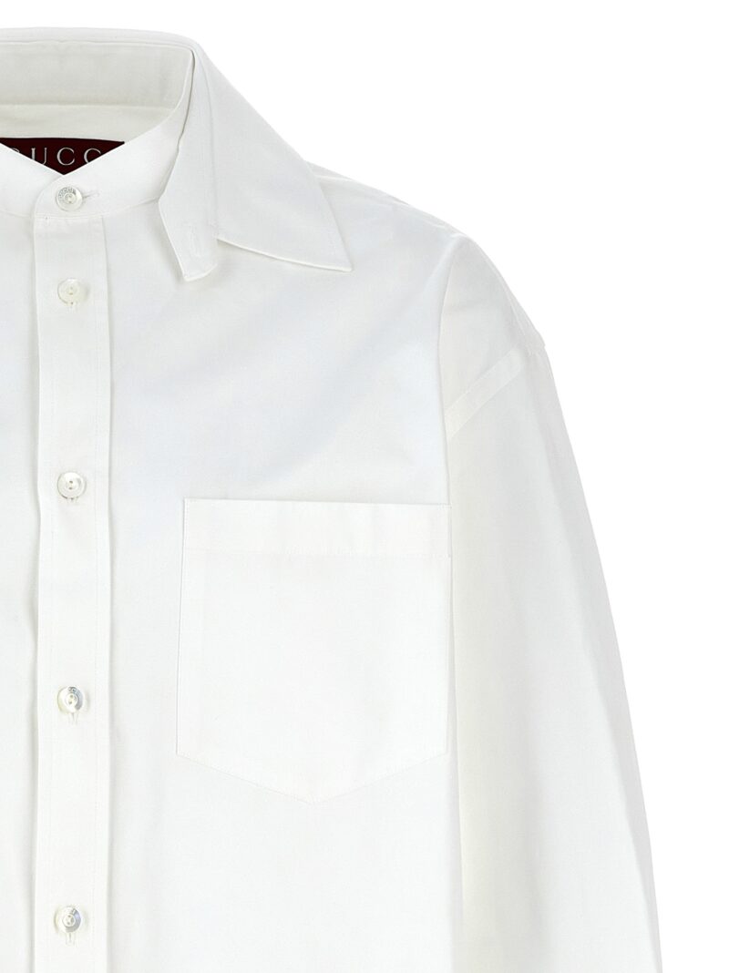 Double collar shirt Man GUCCI White