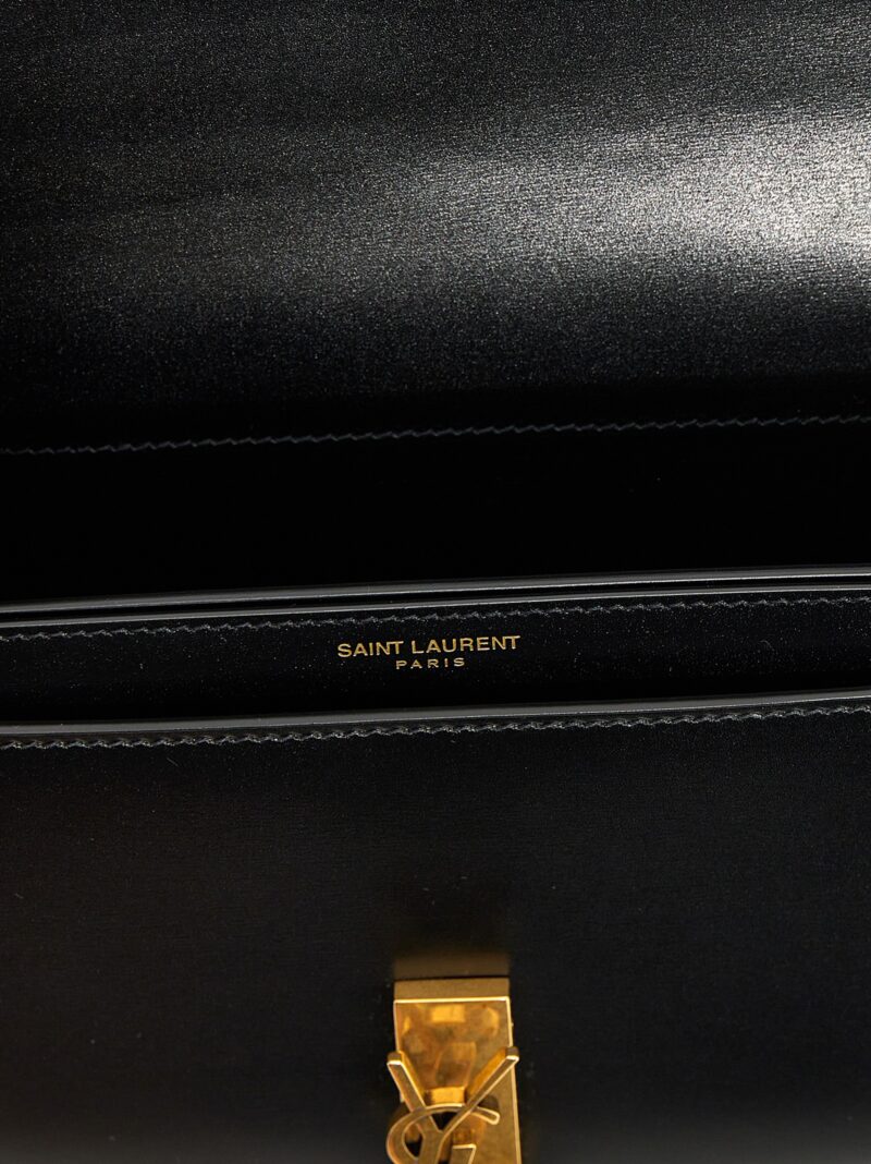 'Voltaire' shoulder bag 100% calfskin leather SAINT LAURENT Black